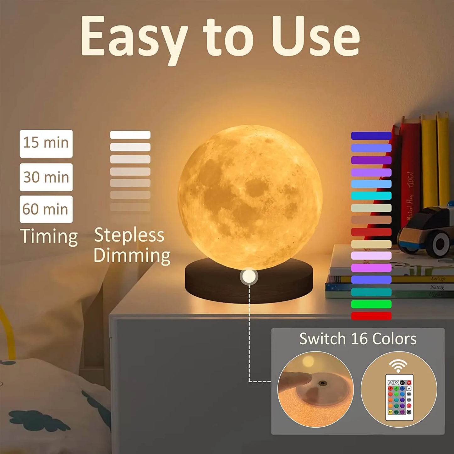 Lunar Glow Kids Night Light