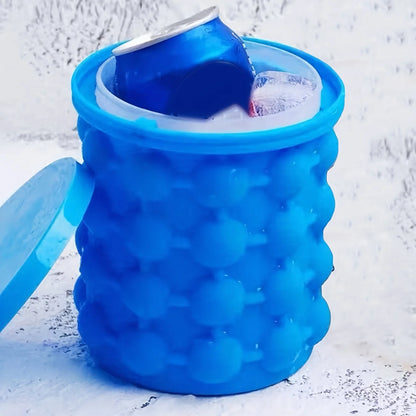 Silicone Ice Bucket & Cube Tray