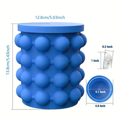 Silicone Ice Bucket & Cube Tray